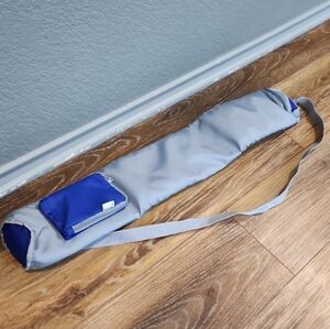 NWOT Blue Avocado 6 Can Insulated Tube Cooler Blue Gray